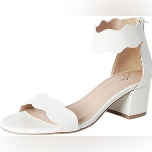 J. Adams Mimi Ankle Strap Kitten Heel